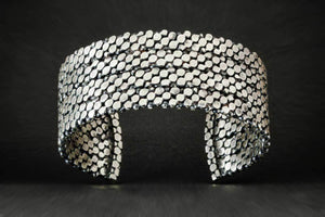 Stepping Stones Cuff with Black Diamonds