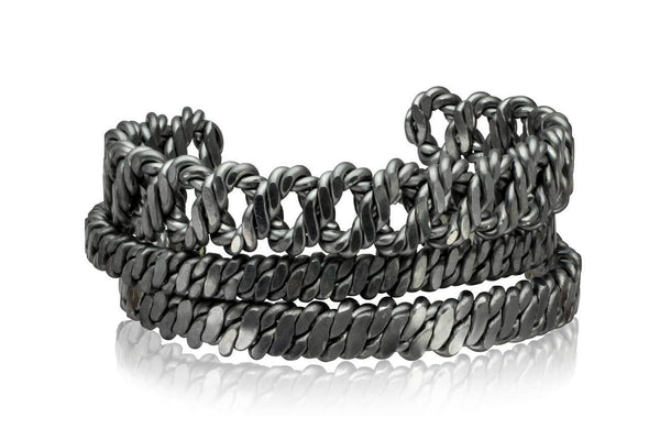 Niobium Helix Cuff