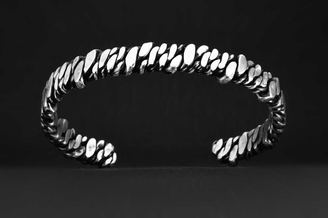 Silver Helix Cuff